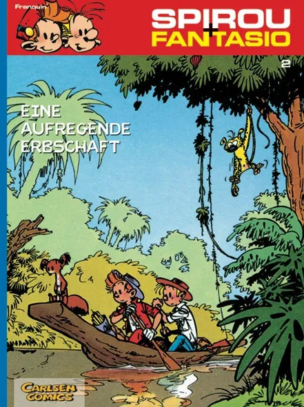 Buchcover von 'Spirou und Fantasio 2: Eine aufregende Erbschaft' - Taschenbuch von André Franquin