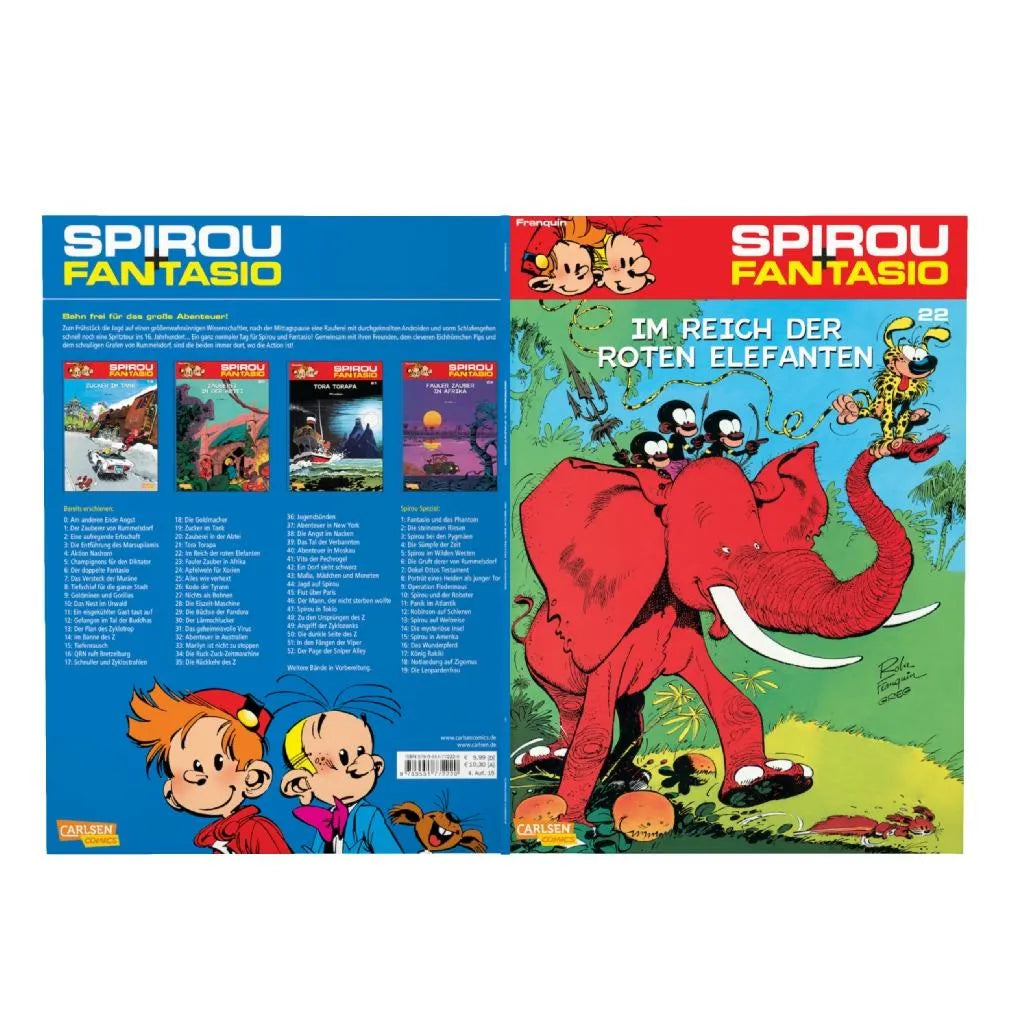 Abbildung von 'Spirou und Fantasio 22: Im Reich der roten Elefanten'