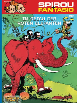 Buchcover von 'Spirou und Fantasio 22: Im Reich der roten Elefanten' - Taschenbuch von André Franquin
