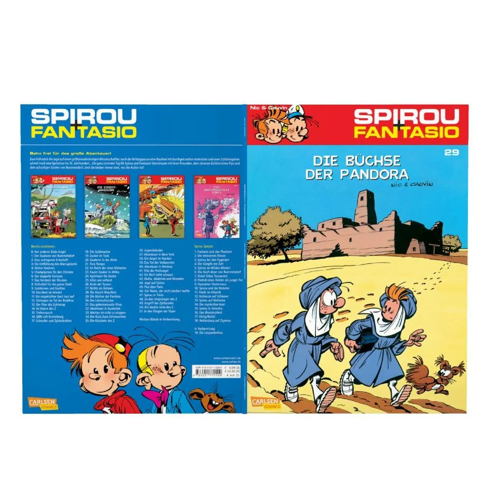 Produktansicht: Spirou und Fantasio 29: Die Büchse der Pandora (Taschenbuch)