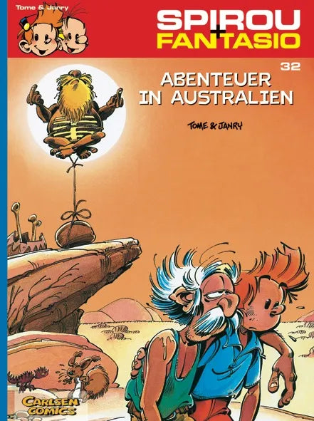 Buchcover von 'Spirou und Fantasio 32: Abenteuer in Australien' - Taschenbuch von Janry
