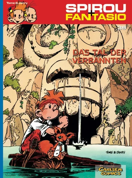 Buchcover von 'Spirou und Fantasio 39: Das Tal der Verbannten' - Taschenbuch von Janry