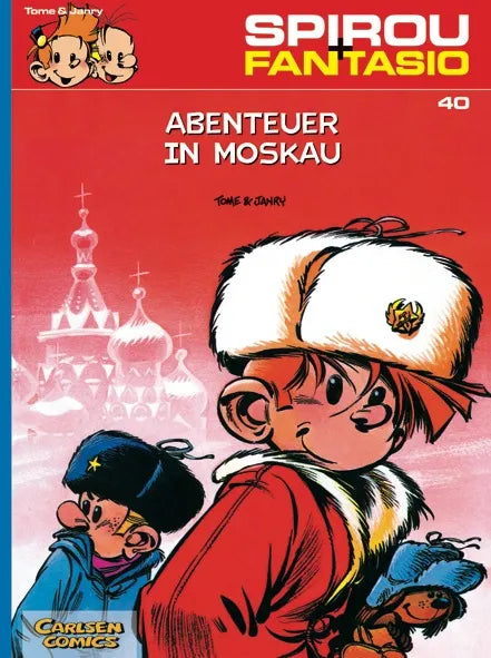 Buchcover von 'Spirou und Fantasio 40: Abenteuer in Moskau' - Taschenbuch von Janry
