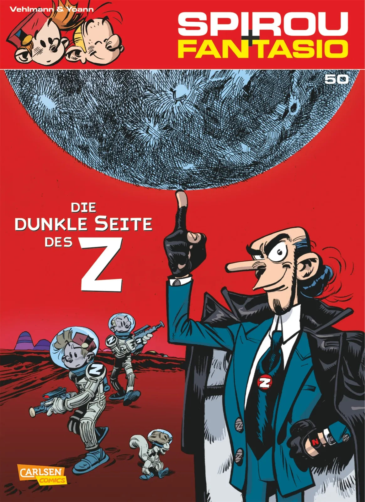 Buchcover von 'Spirou und Fantasio 50: Die dunkle Seite des Z' - Taschenbuch von Fabien Vehlmann