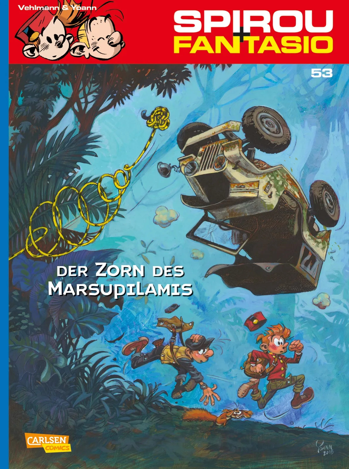 Buchcover von 'Spirou und Fantasio 53: Der Zorn des Marsupilamis' - Taschenbuch von Fabien Vehlmann