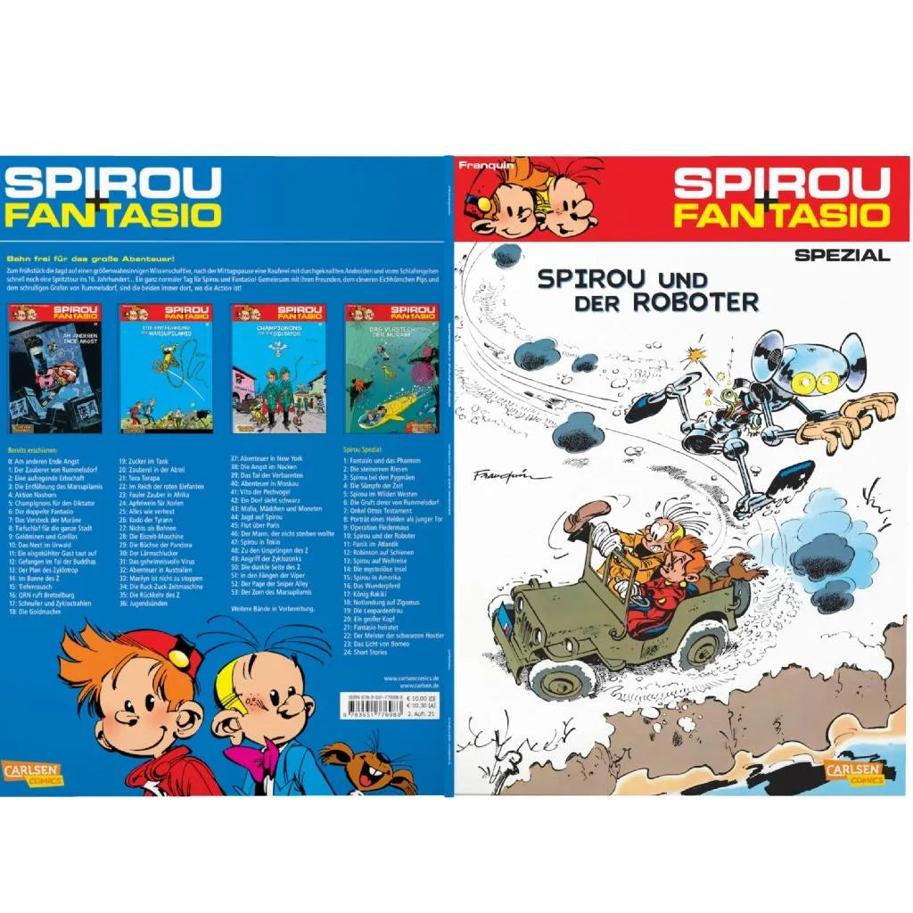 Produktansicht: Spirou und Fantasio Spezial 10: Spirou und der Roboter (Taschenbuch)