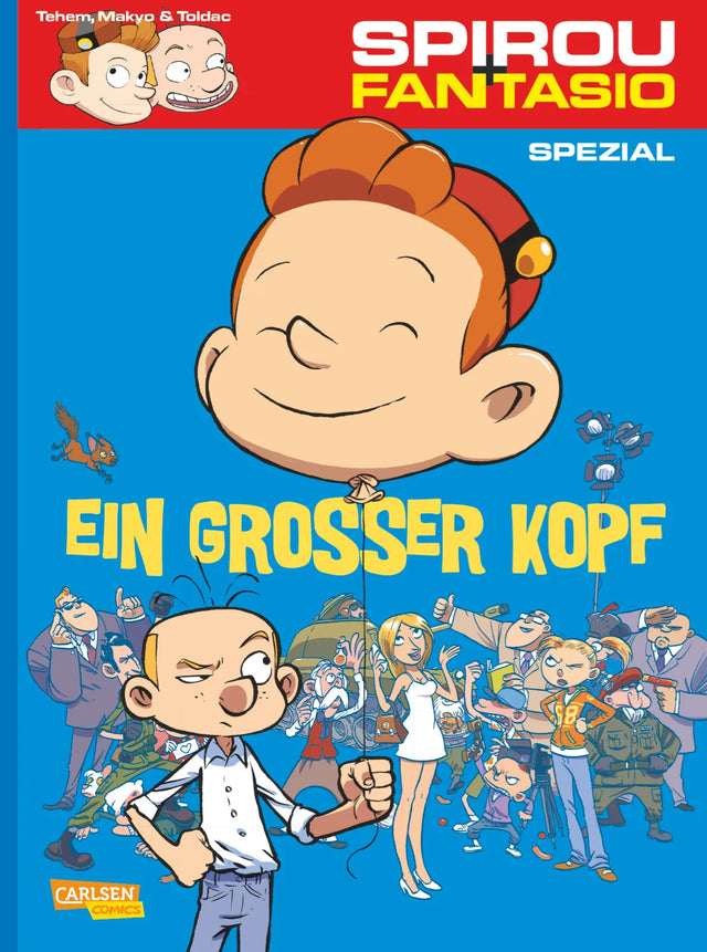 Buchcover von 'Spirou und Fantasio Spezial 20: Ein großer Kopf' - Taschenbuch von Makyo