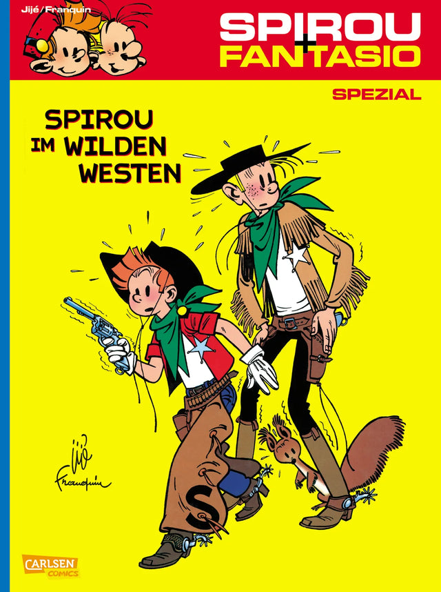 Buchcover von 'Spirou und Fantasio Spezial 5: Spirou im Wilden Westen' - Taschenbuch von André Franquin