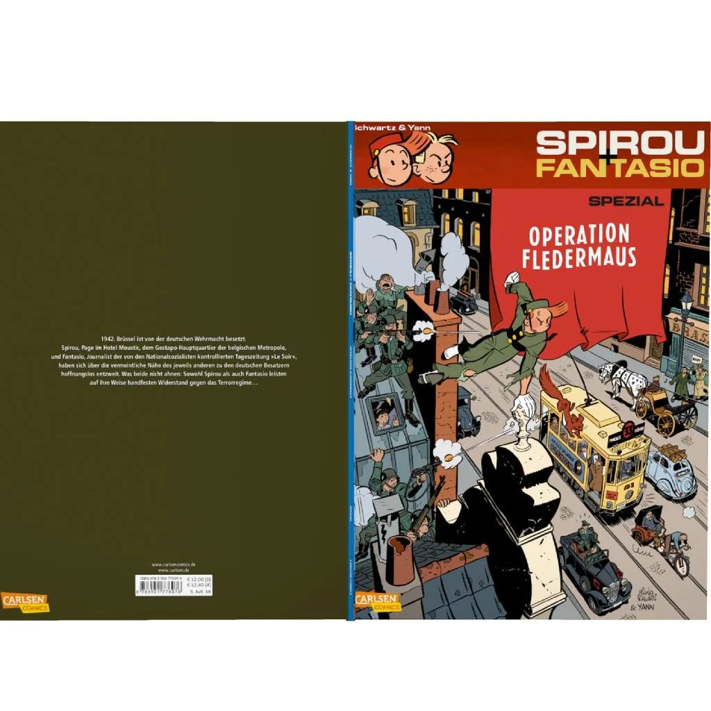Abbildung von 'Spirou und Fantasio Spezial 9: Operation Fledermaus'