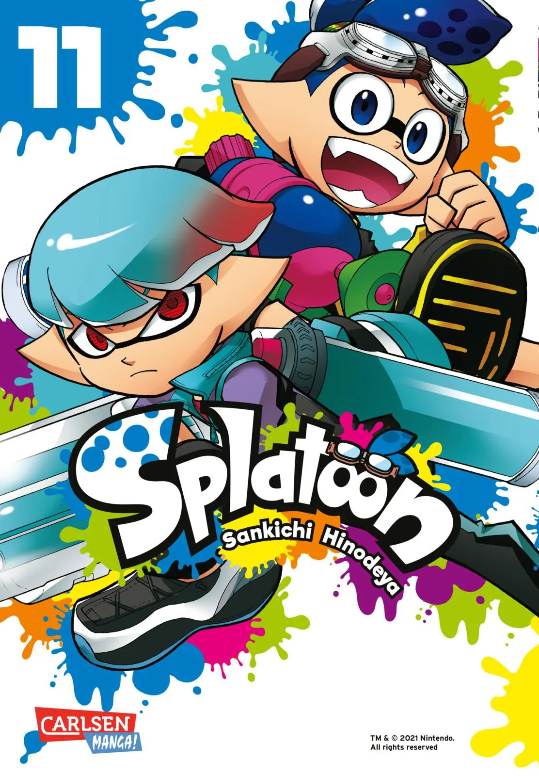 Buchcover von 'Splatoon 11' - Taschenbuch von Sankichi Hinodeya