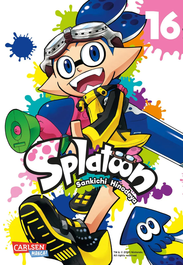 Buchcover von 'Splatoon 16' - Taschenbuch von Sankichi Hinodeya