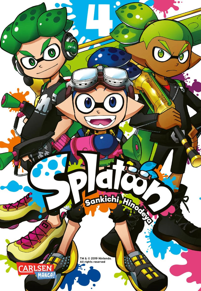 Buchcover von 'Splatoon 4' - Taschenbuch von Sankichi Hinodeya