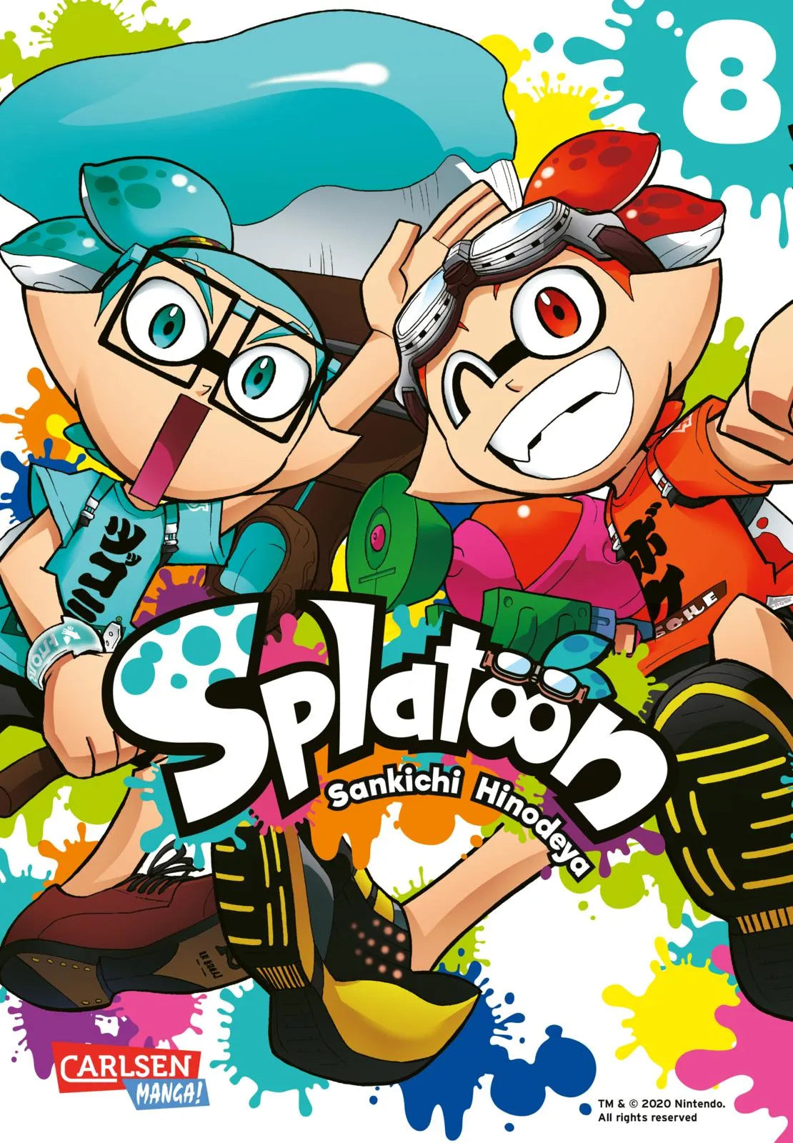 Buchcover von 'Splatoon 8' - Taschenbuch von Sankichi Hinodeya
