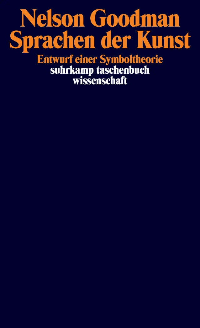 Buchcover von 'Sprachen der Kunst' - Taschenbuch von Nelson Goodman