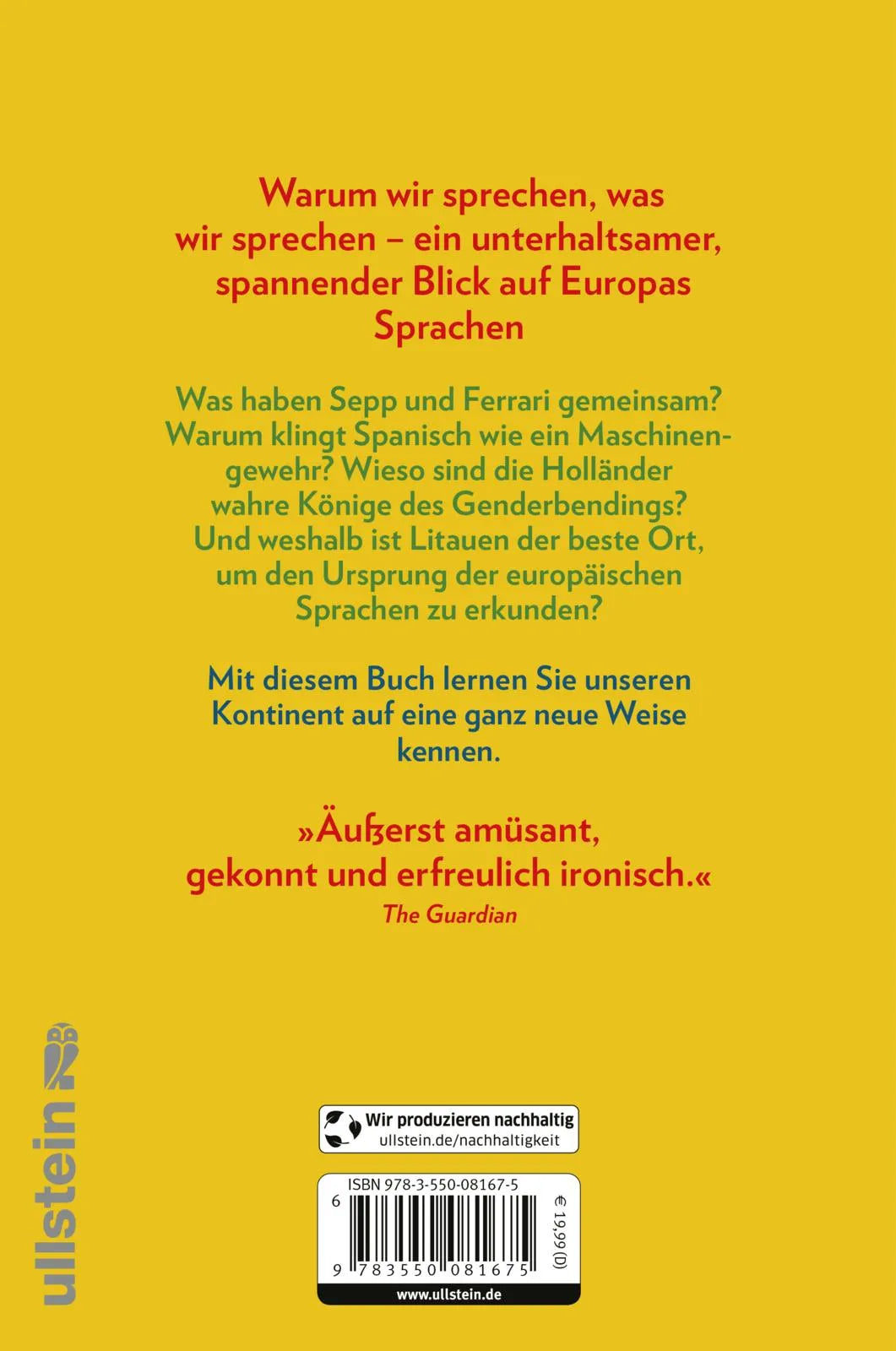 Rückseite: Sprachen (Paperback)