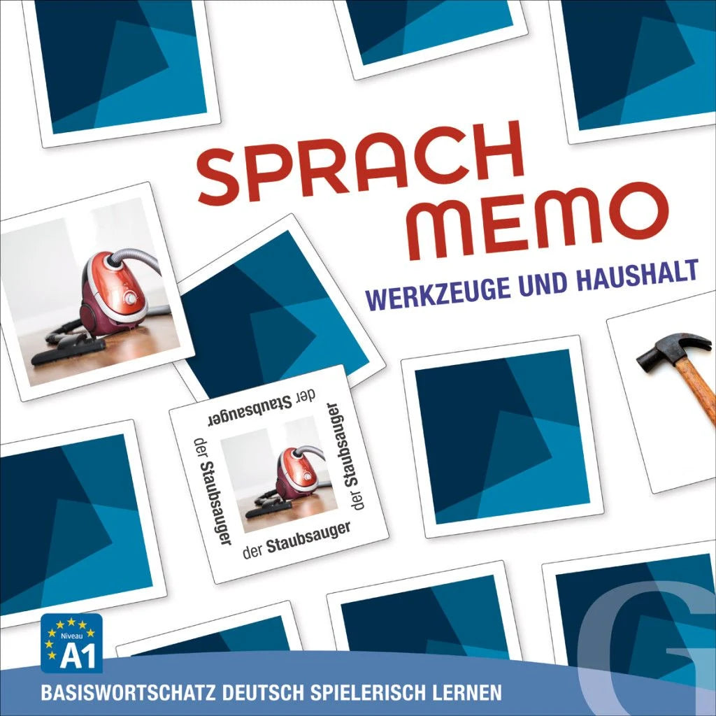 Lernspiel: SPRACHMEMO Werkzeuge und Haushalt