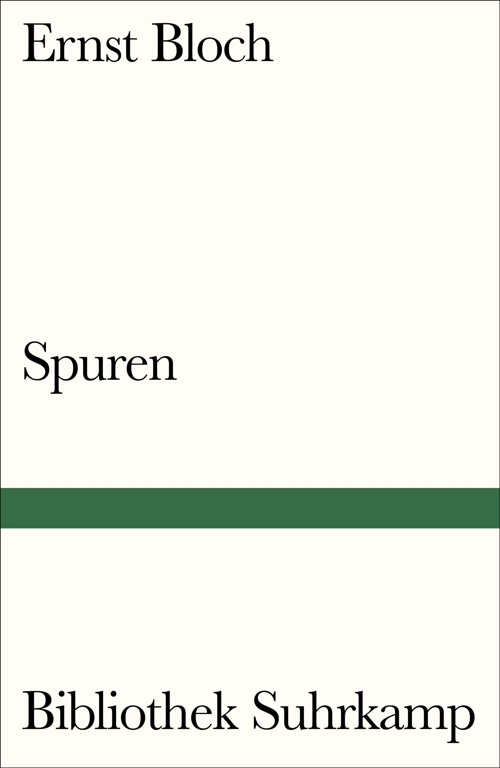 Cover: Spuren (E-Book) von Ernst Bloch