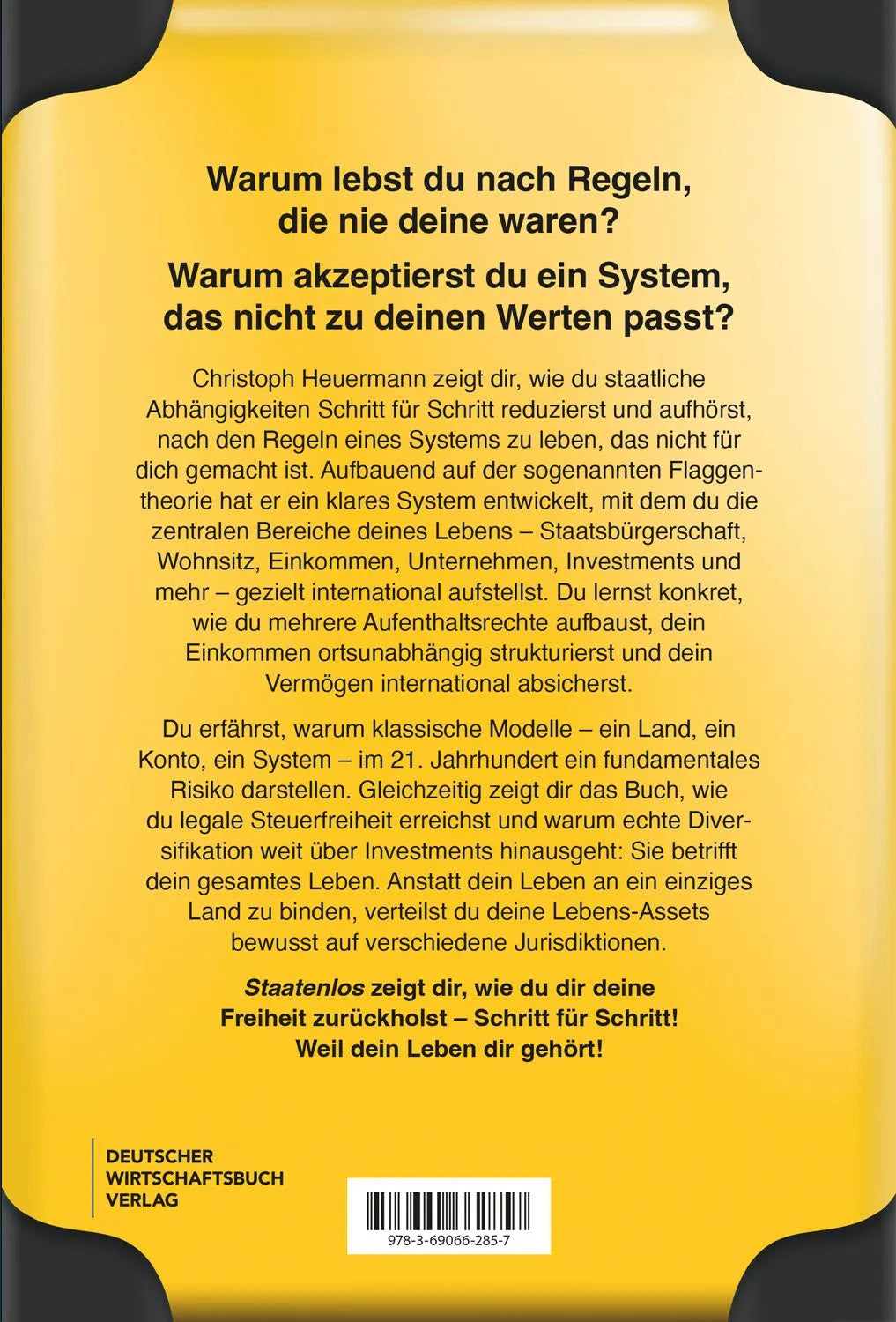 Rückseite: Staatenlos (Taschenbuch)