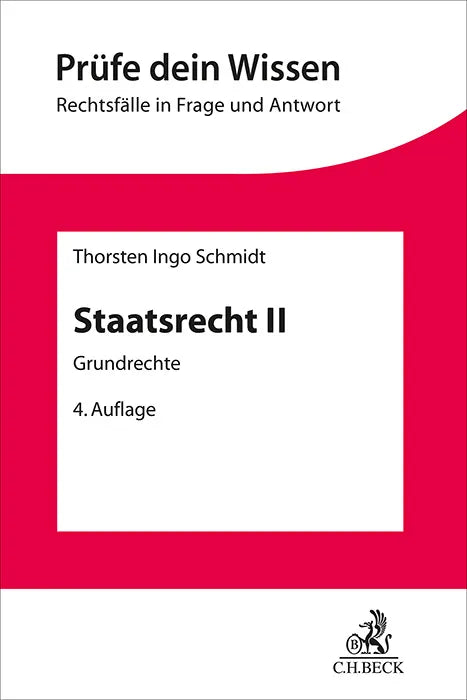 Buchcover von 'Staatsrecht II' - Taschenbuch von Thorsten Ingo Schmidt