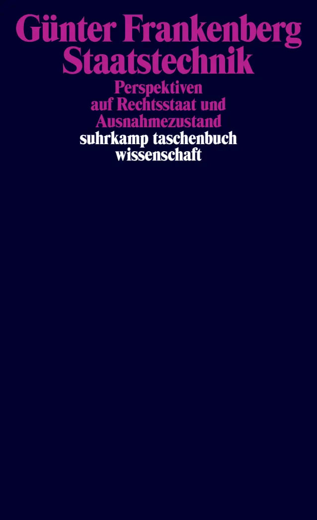 Buchcover von 'Staatstechnik' - Taschenbuch von Günter Frankenberg