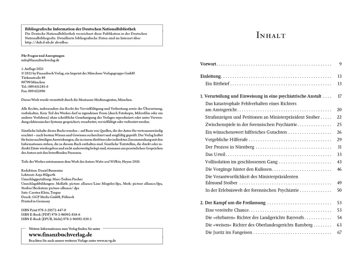 Innenansicht von 'Staatsverbrechen – der Fall Mollath' - Gebundene Ausgabe