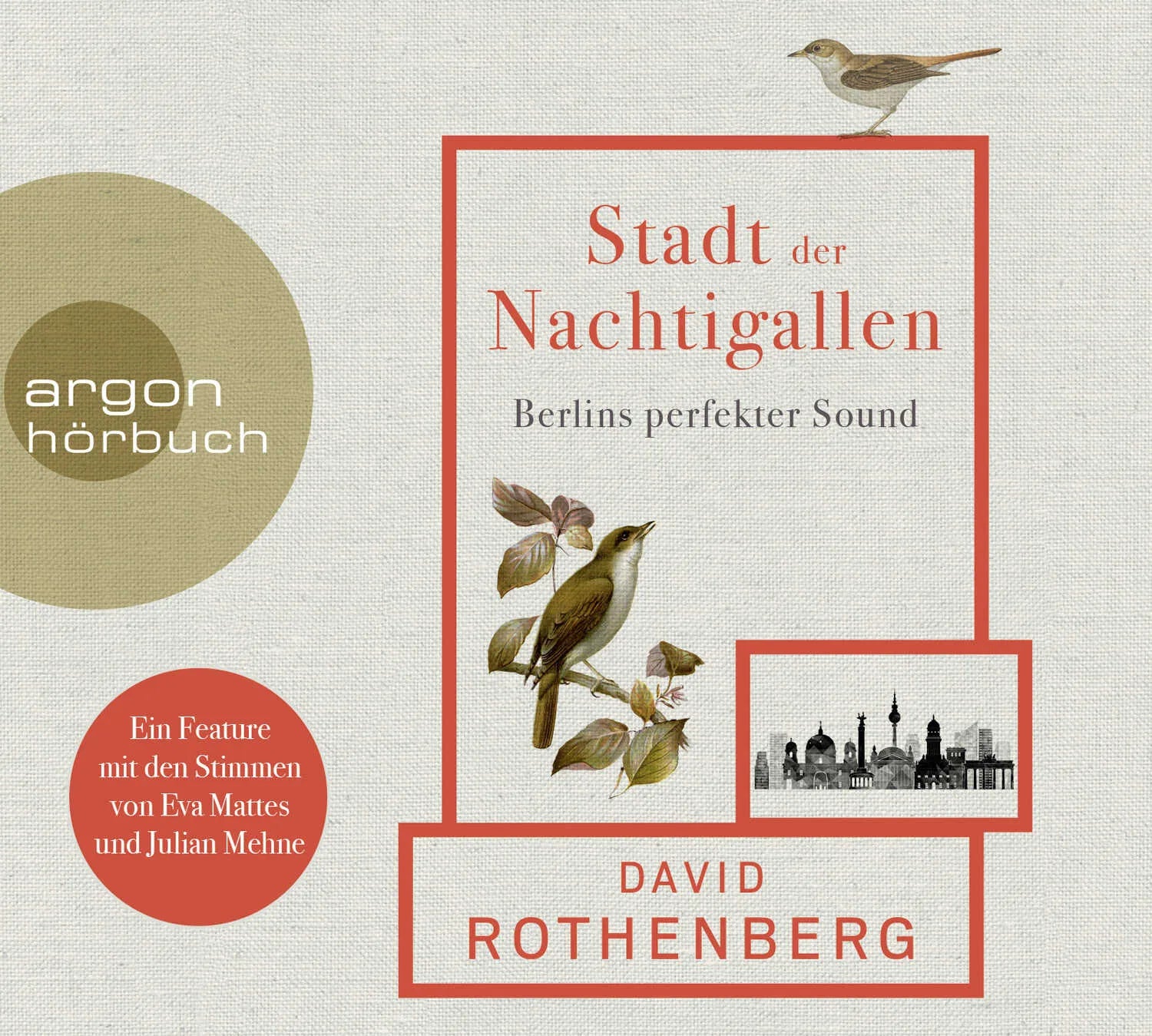 Buchcover von 'Stadt der Nachtigallen' - Hörbuch (CD) von David Rothenberg