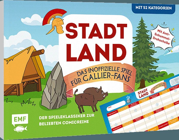 Stadt, Land, das inoffizielle Spiel für Gallier-Fans – Der Spieleklassiker zur beliebten Comicreihe – Ansicht