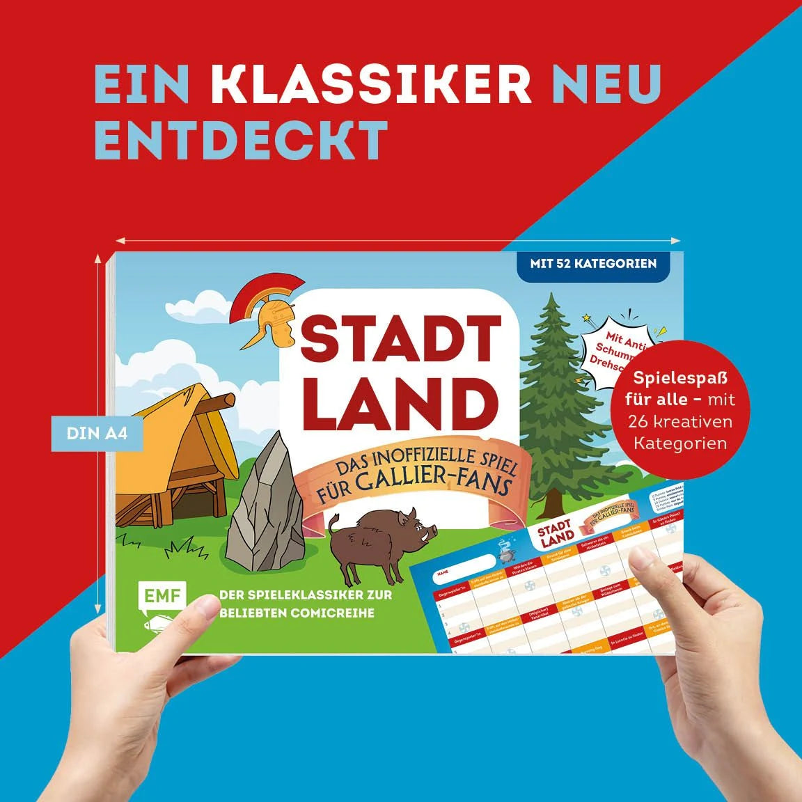 Stadt, Land, das inoffizielle Spiel für Gallier-Fans – Der Spieleklassiker zur beliebten Comicreihe – Ansicht