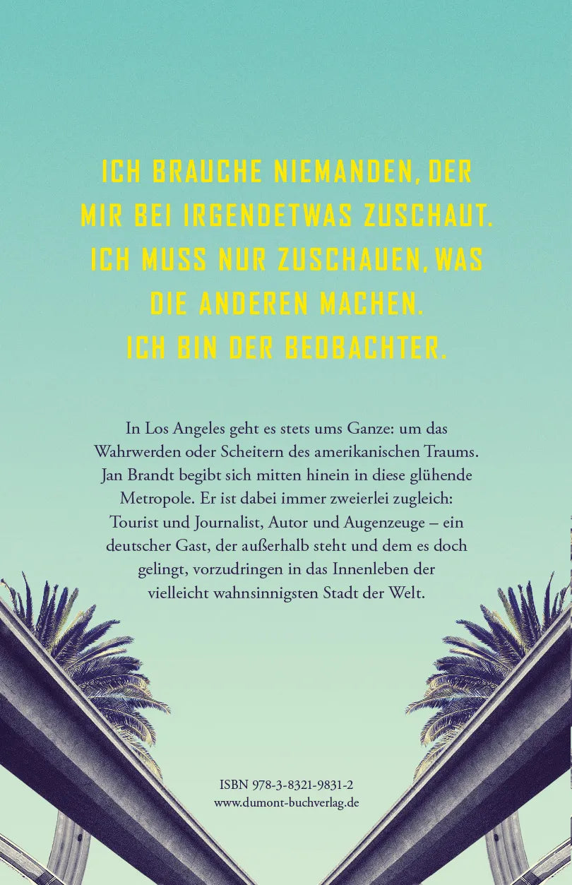 Buchrückseite von 'Stadt ohne Engel' mit Klappentext - Gebundene Ausgabe