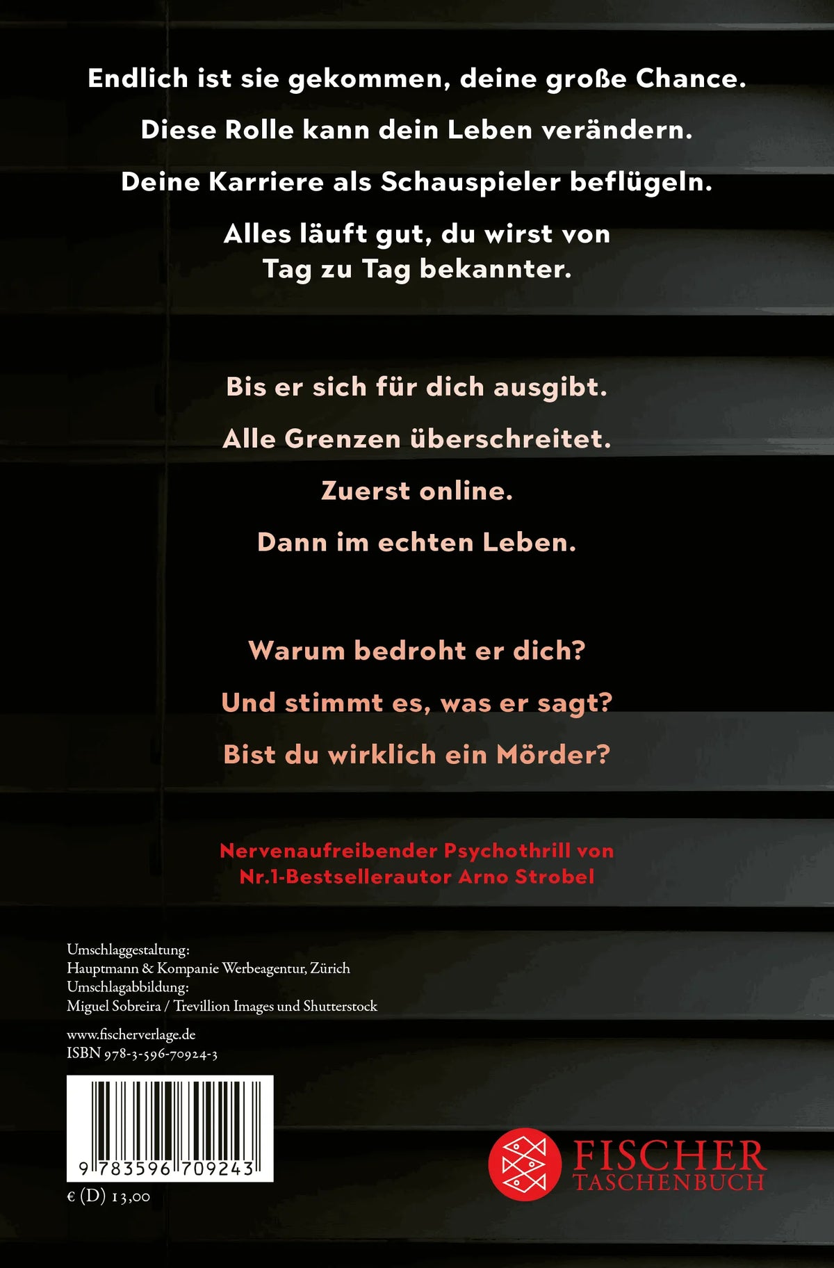 Rückseite: Stalker – Er will dein Leben. (Taschenbuch)