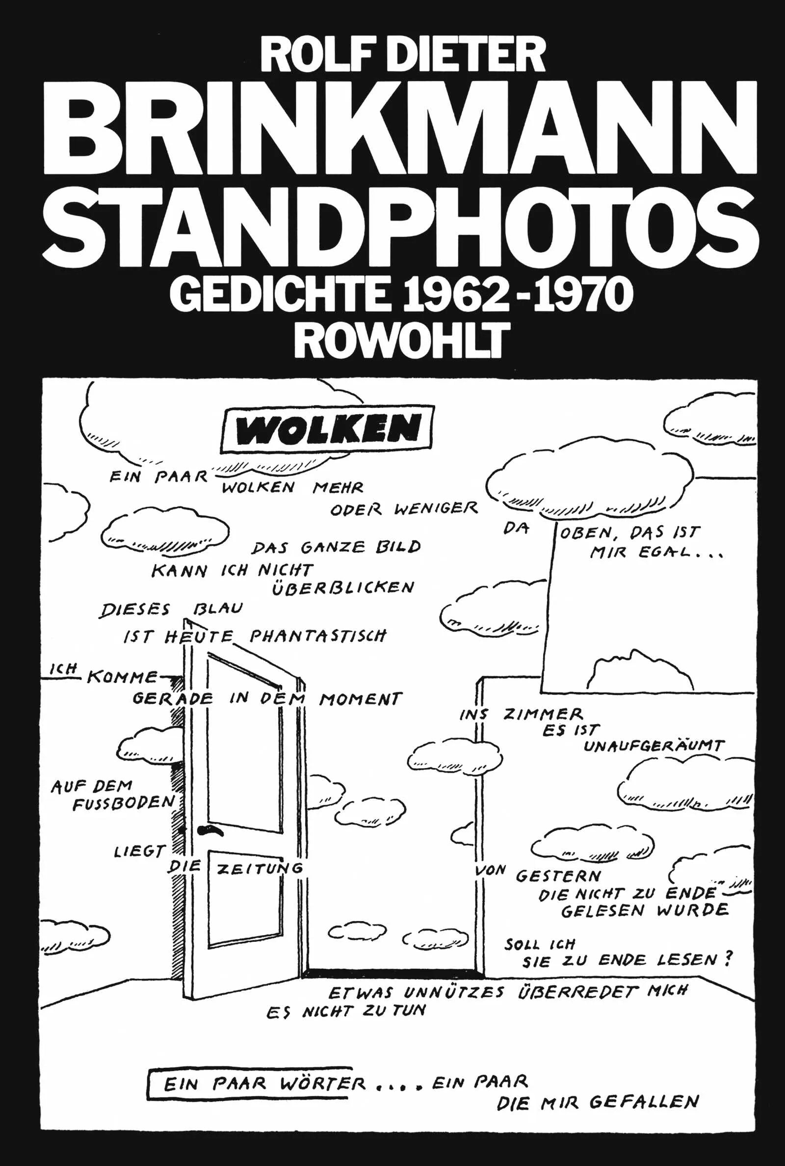 Buchcover von 'Standphotos' - Taschenbuch von Rolf Dieter Brinkmann