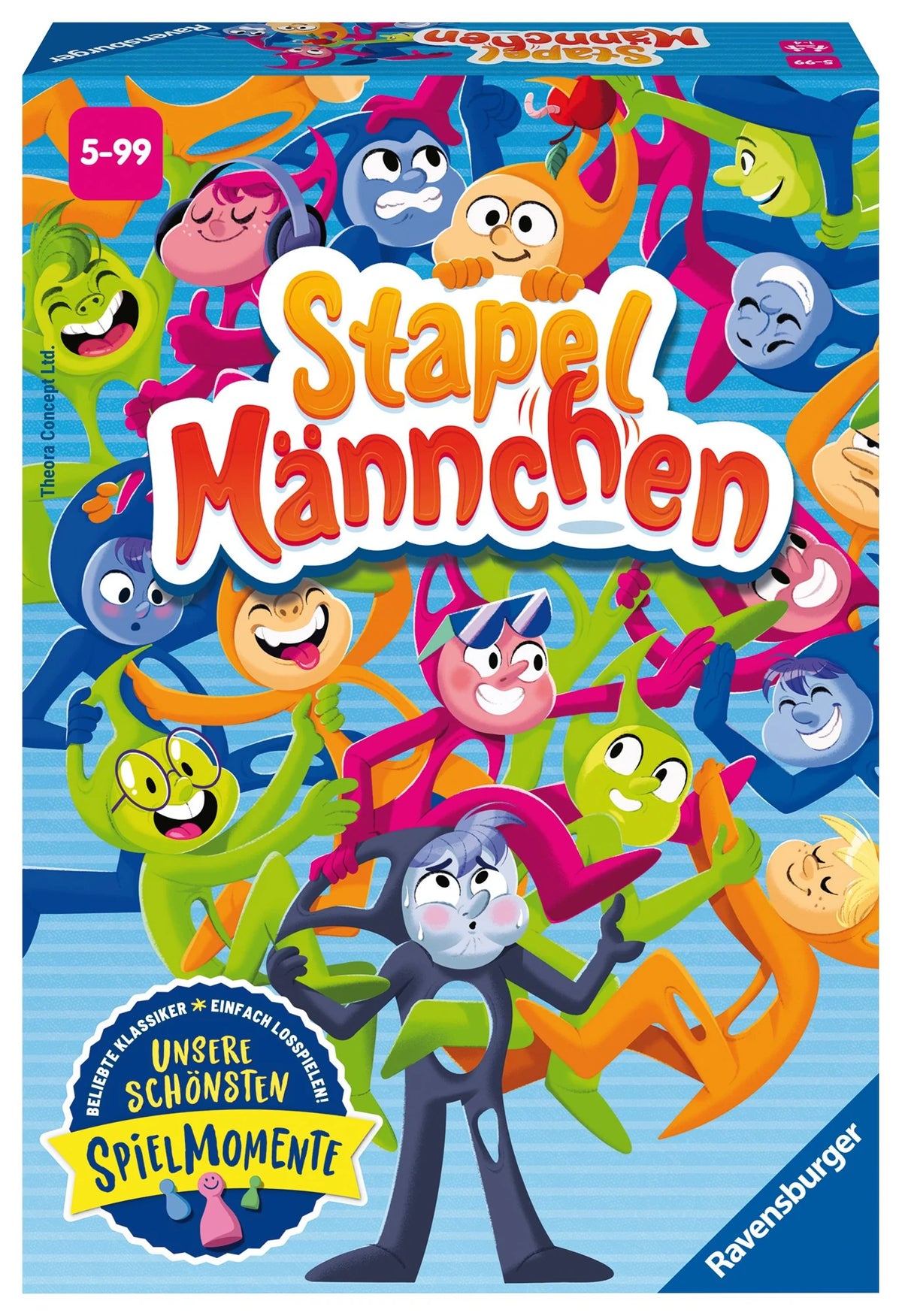 Kinderspiel: Stapelmännchen - Kinderspiel ab 5 Jahre