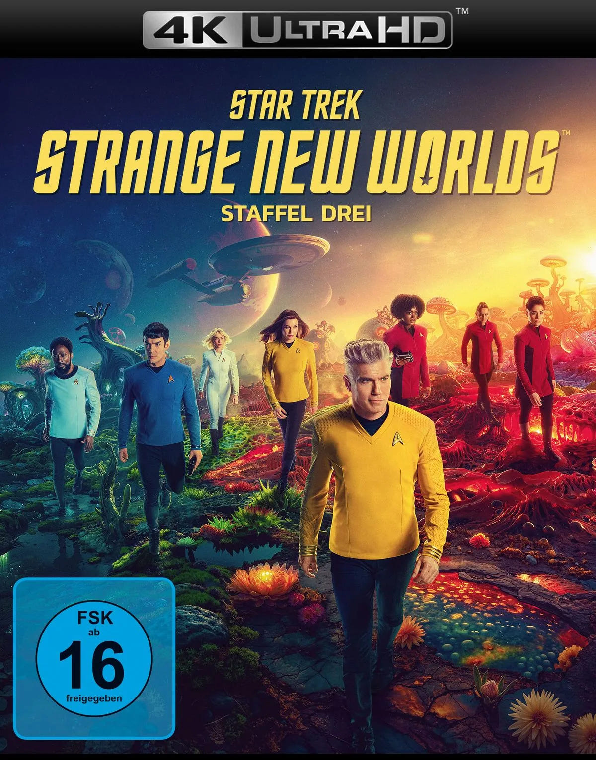 4K UHD Blu-ray-Cover: Star Trek: Strange New Worlds Staffel 3