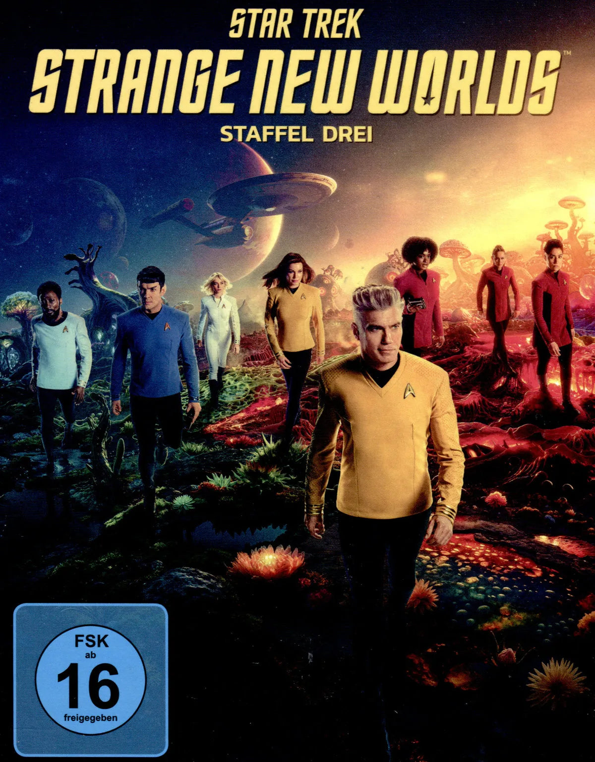 DVD-Cover: Star Trek: Strange New Worlds - Staffel 3. Regie: Chris Fisher