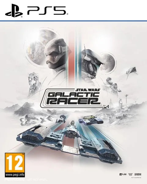 Cover: Star Wars: Galactic Racer (PEGI) für PlayStation 5. Publisher: Secret Mode