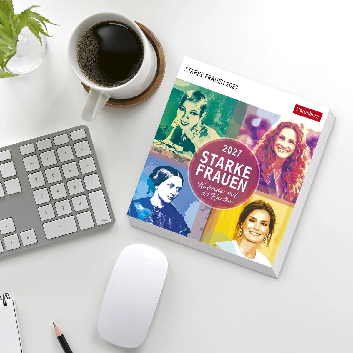 Starke Frauen Postkartenkalender 2027 - Kalender mit 53 Karten – Ansicht