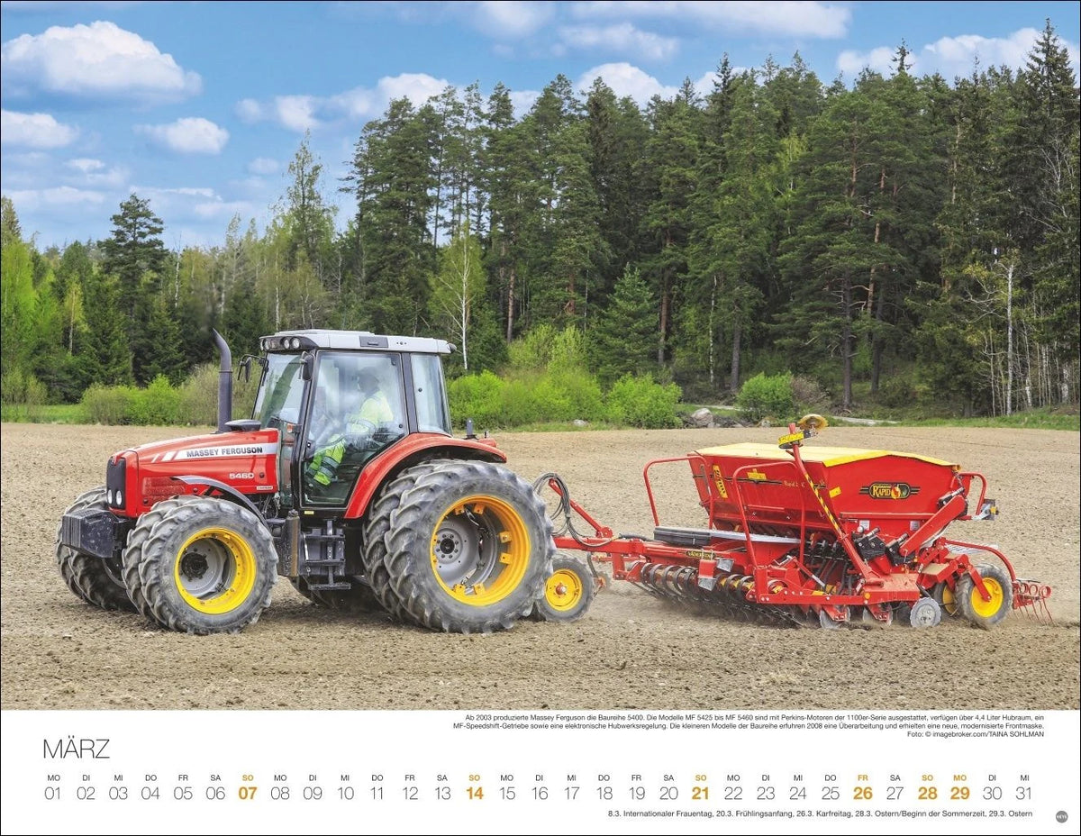 Starke Traktoren Posterkalender 2027 – Ansicht