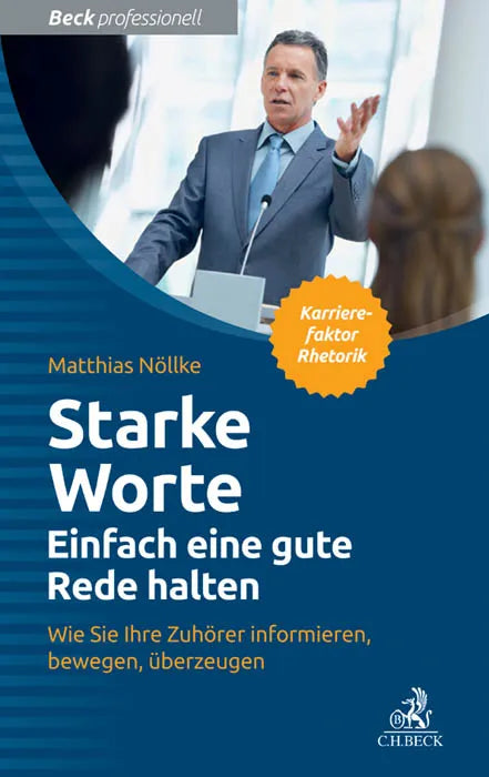 Buchcover von 'Starke Worte - Einfach eine gute Rede halten' - Taschenbuch von Matthias Nöllke