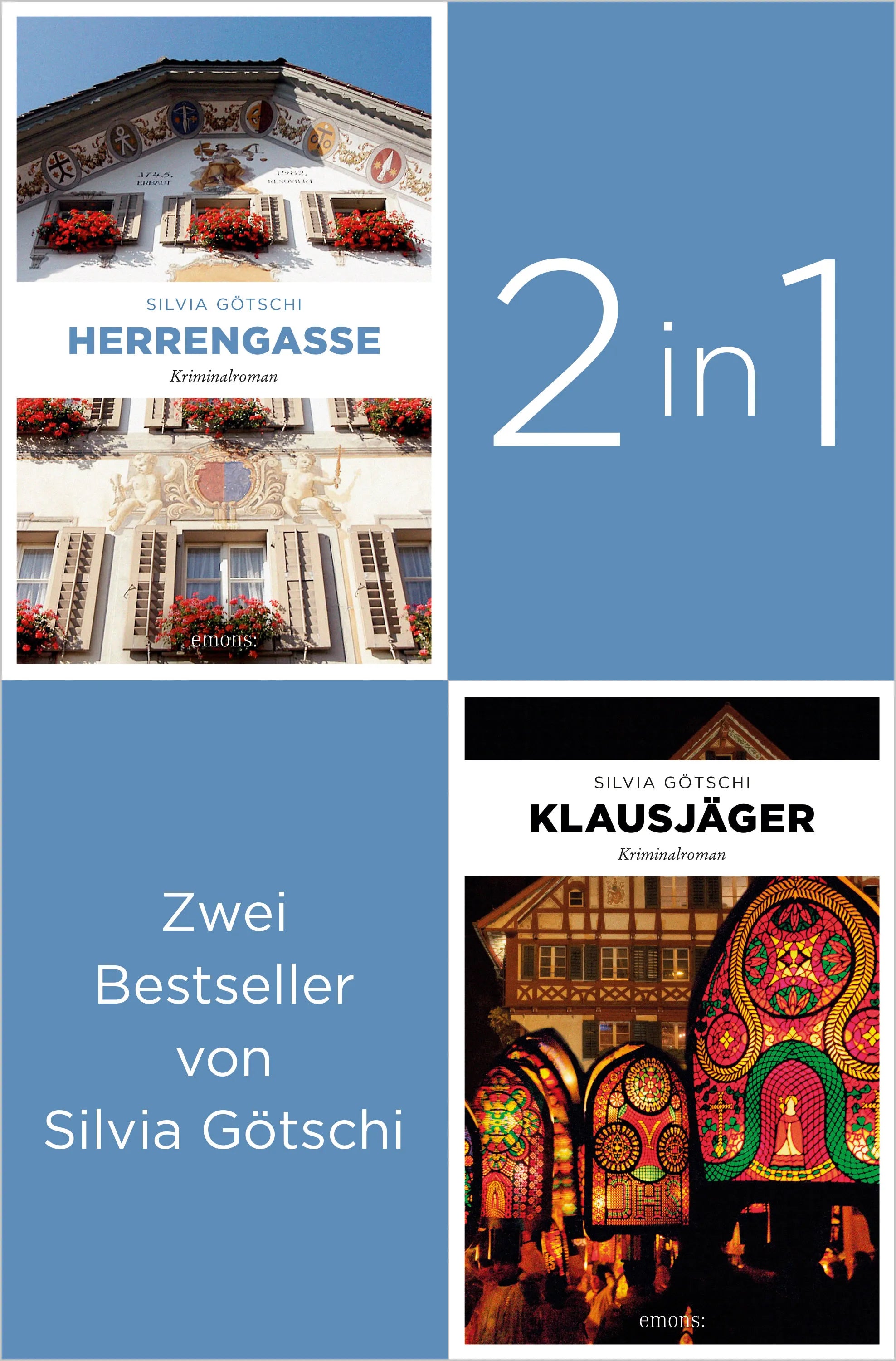 Cover: Start der Reihe um Valérie Lehmann: »Herrengasse« und »Klausjäger« (E-Book) von Silvia Götschi