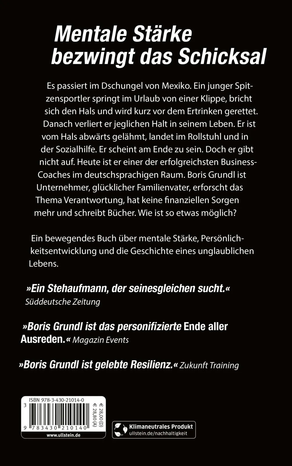 Rückseite: Steh auf! (Hardcover)