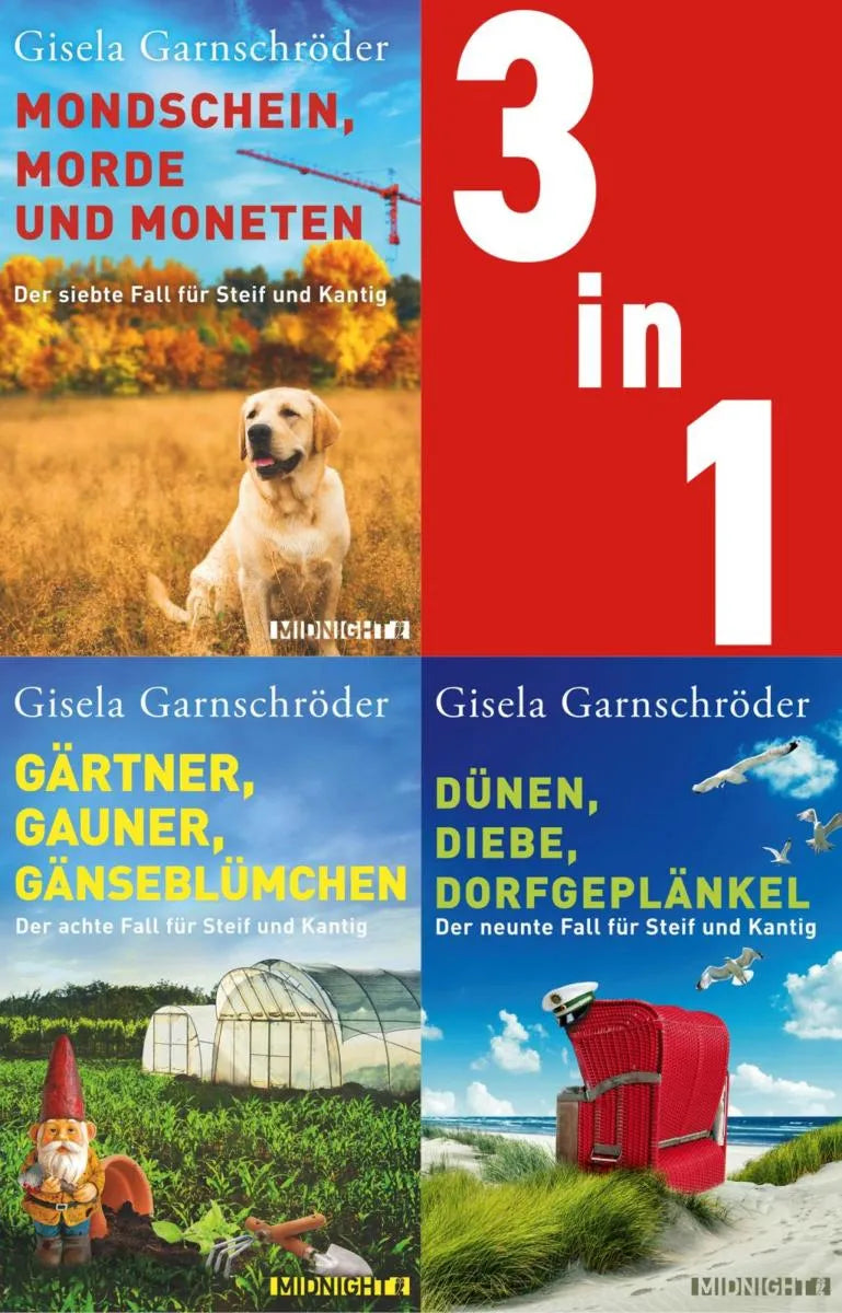 Cover: Steif und Kantig ermitteln - Band 7-9 der beliebten Cosy-Crime-Reihe (E-Book) von Gisela Garnschröder