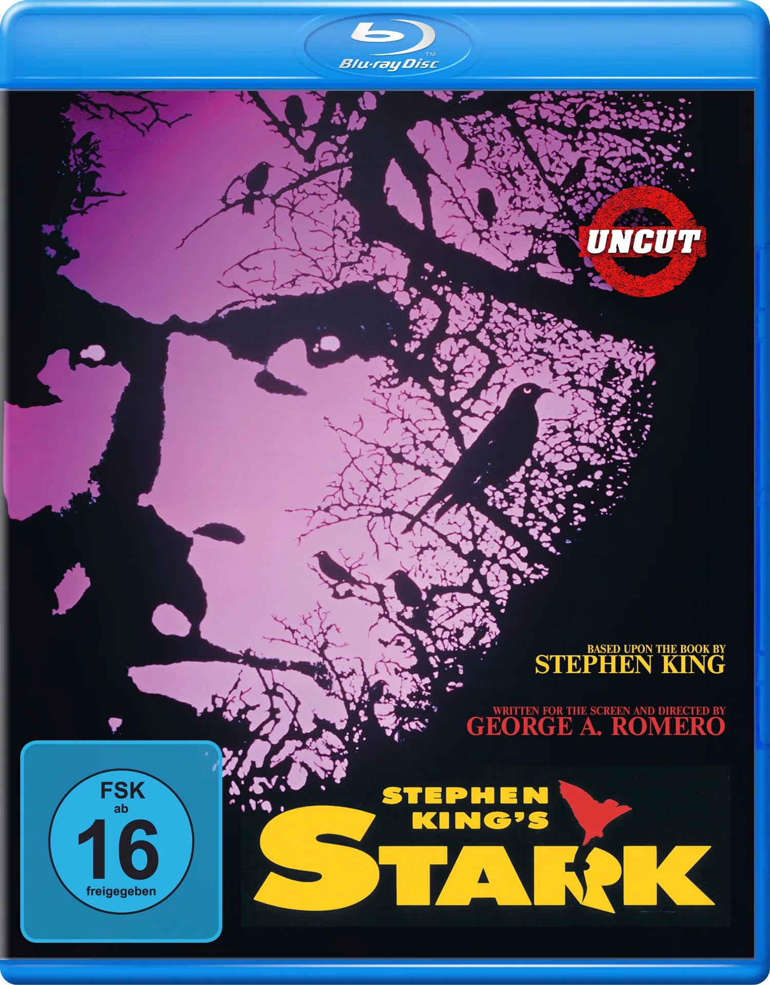 Blu-ray-Cover: Stephen King's Stark: The Dark Half (uncut) Blu-ray. Regie: George A. Romero