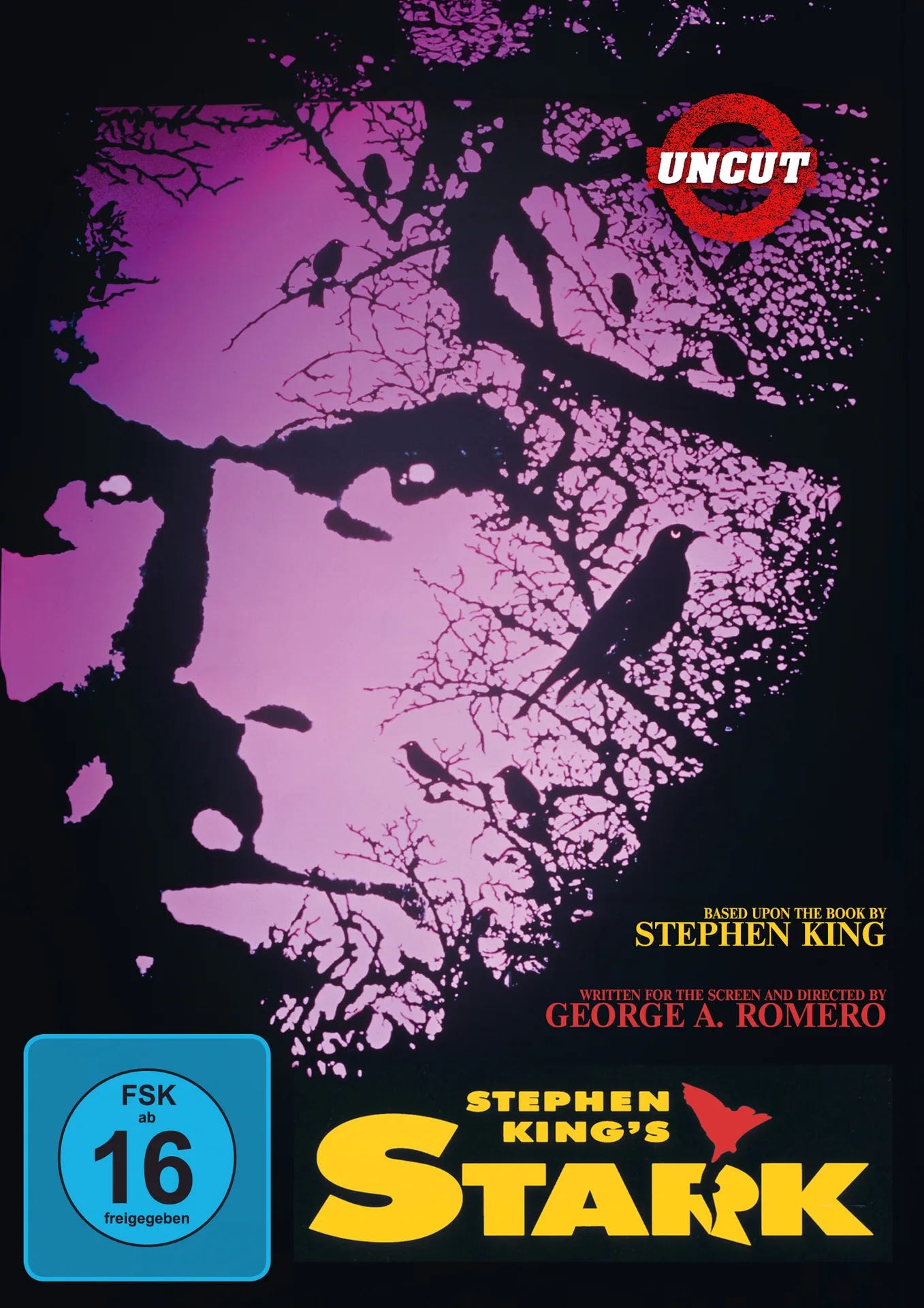 DVD-Cover: Stephen King's Stark: The Dark Half (uncut) DVD. Regie: George A. Romero