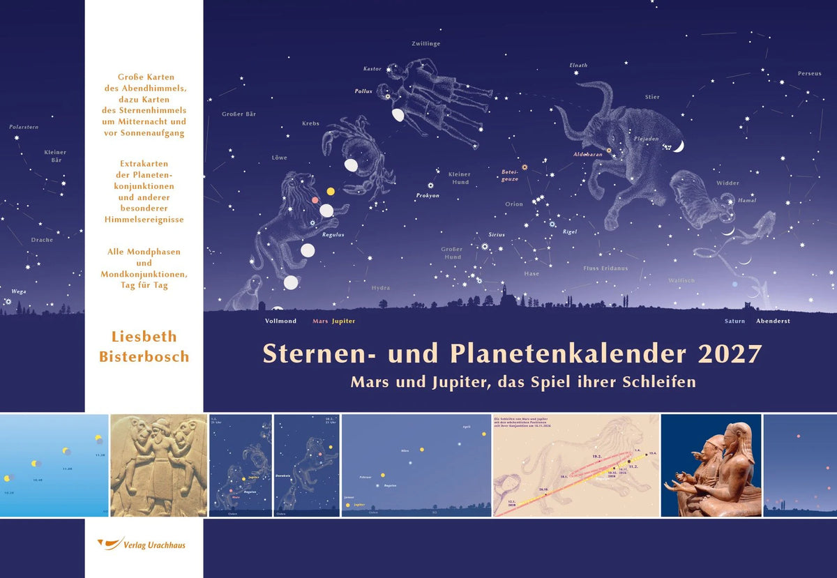 Wandkalender: Sternen- und Planetenkalender 2027