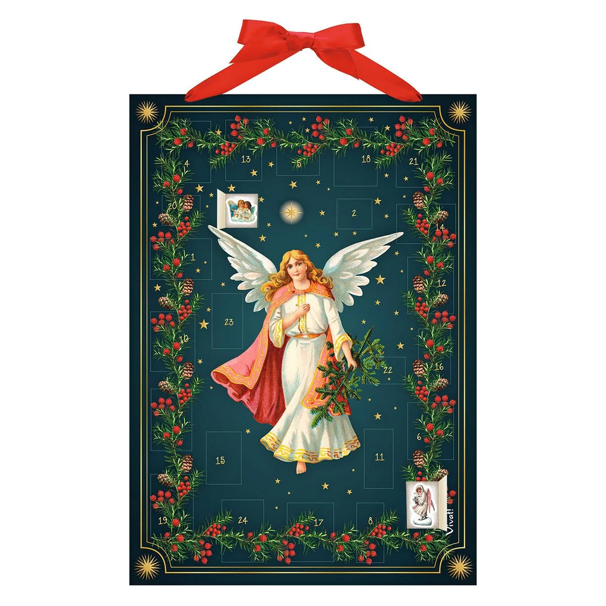 Adventskalender: Sticker-Adventskalender »Himmlische Boten«