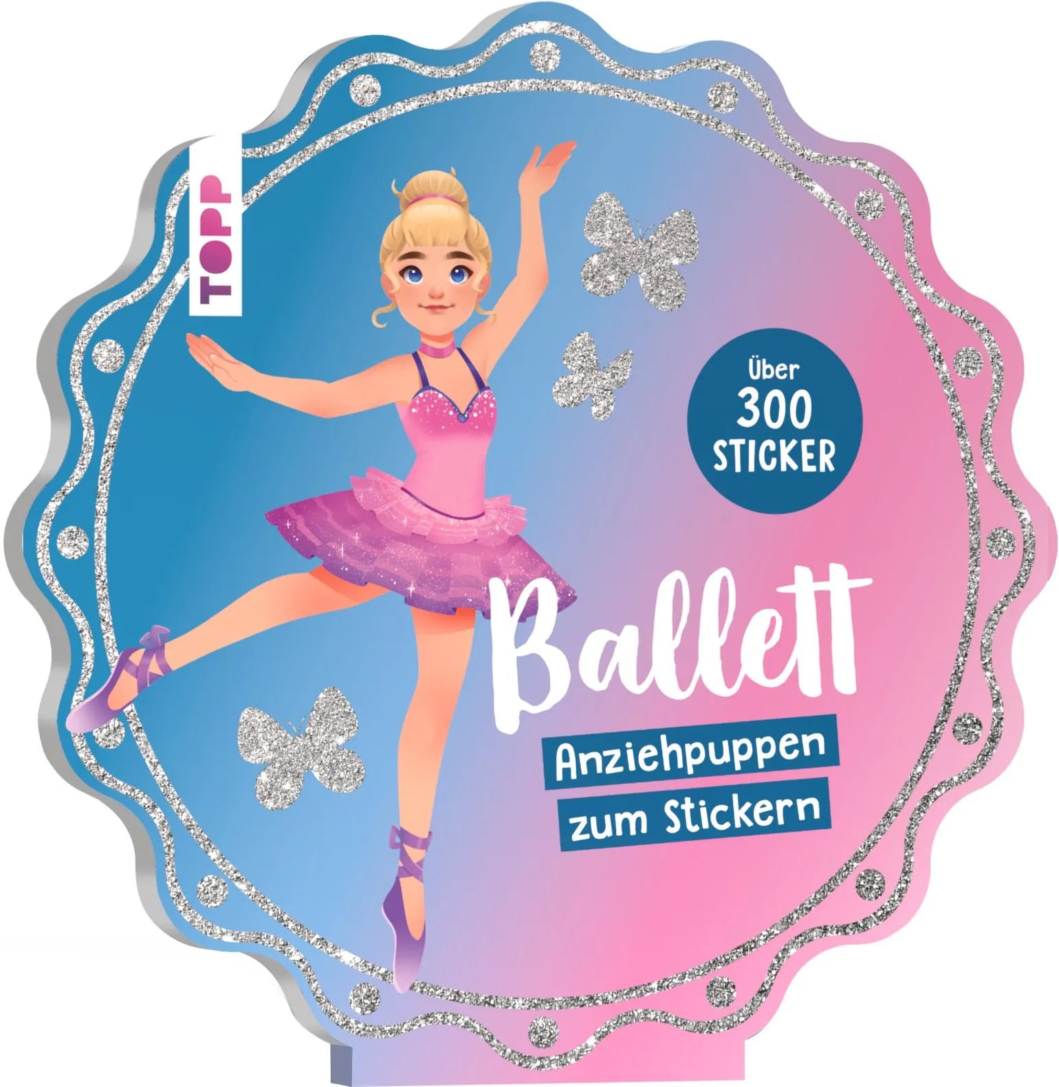Cover: Stickerbuch: Anziehpuppen zum Stickern. Ballett (Taschenbuch) von Lena Dick