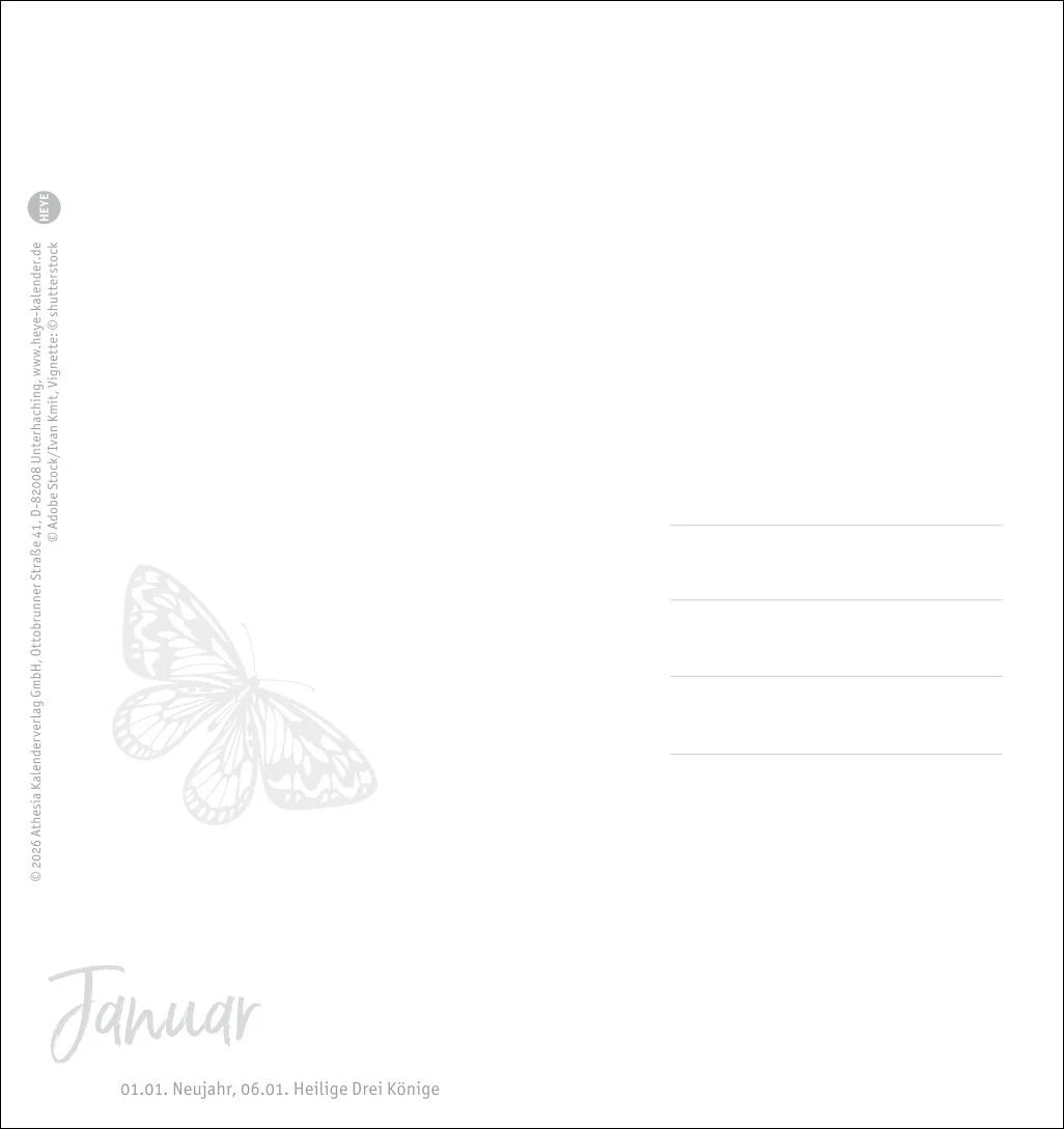 Stille Momente Postkartenkalender 2027 – Ansicht