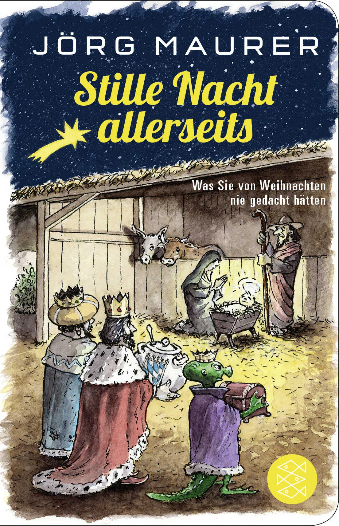 Buchcover von 'Stille Nacht allerseits' - Gebundene Ausgabe von Jörg Maurer