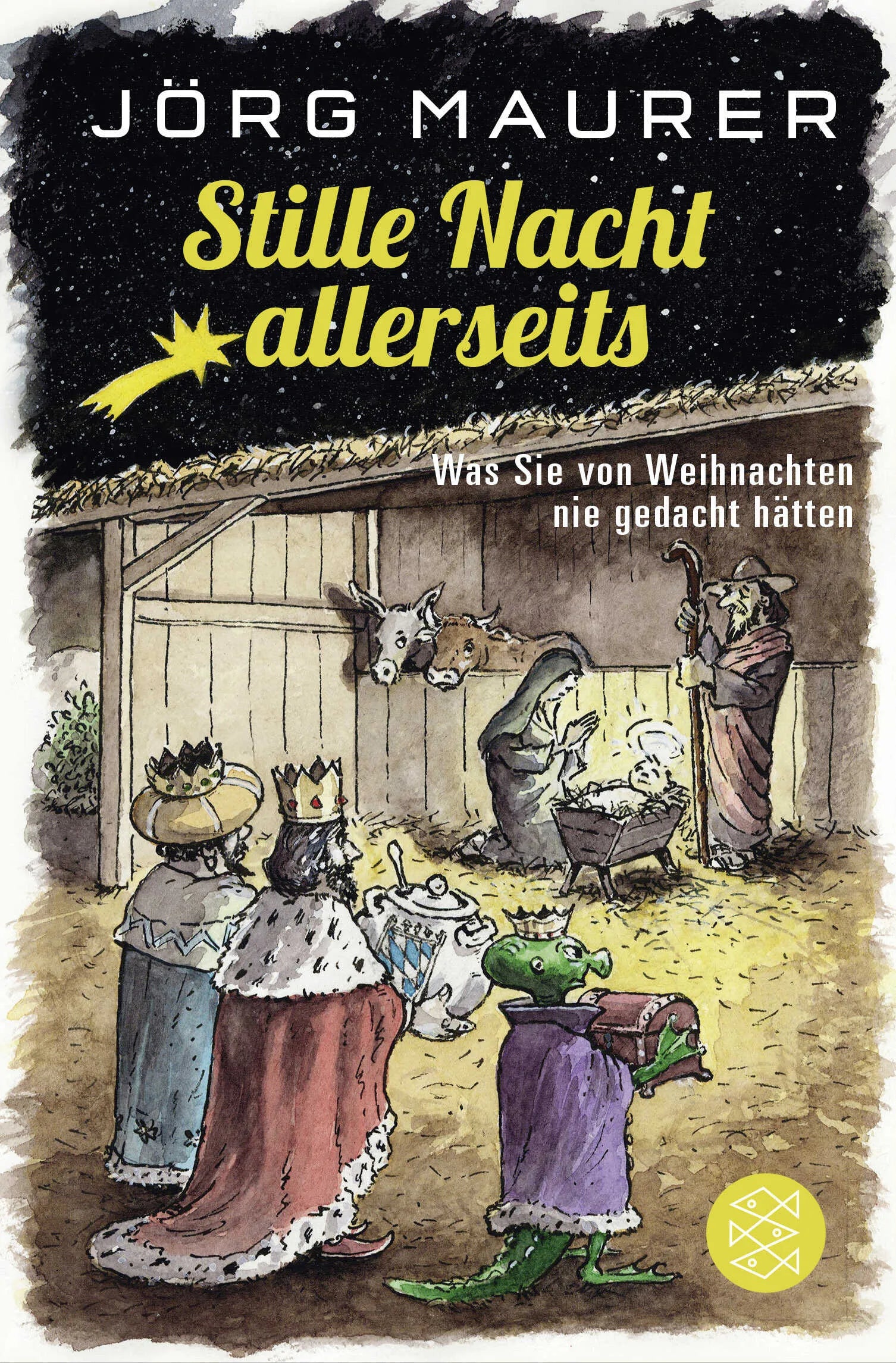 Buchcover von 'Stille Nacht allerseits' - Gebundene Ausgabe von Jörg Maurer