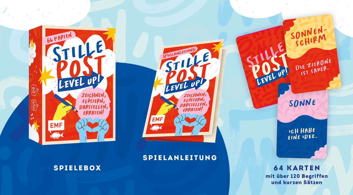 Kartenspiel: Stille Post – Level up! – Ansicht